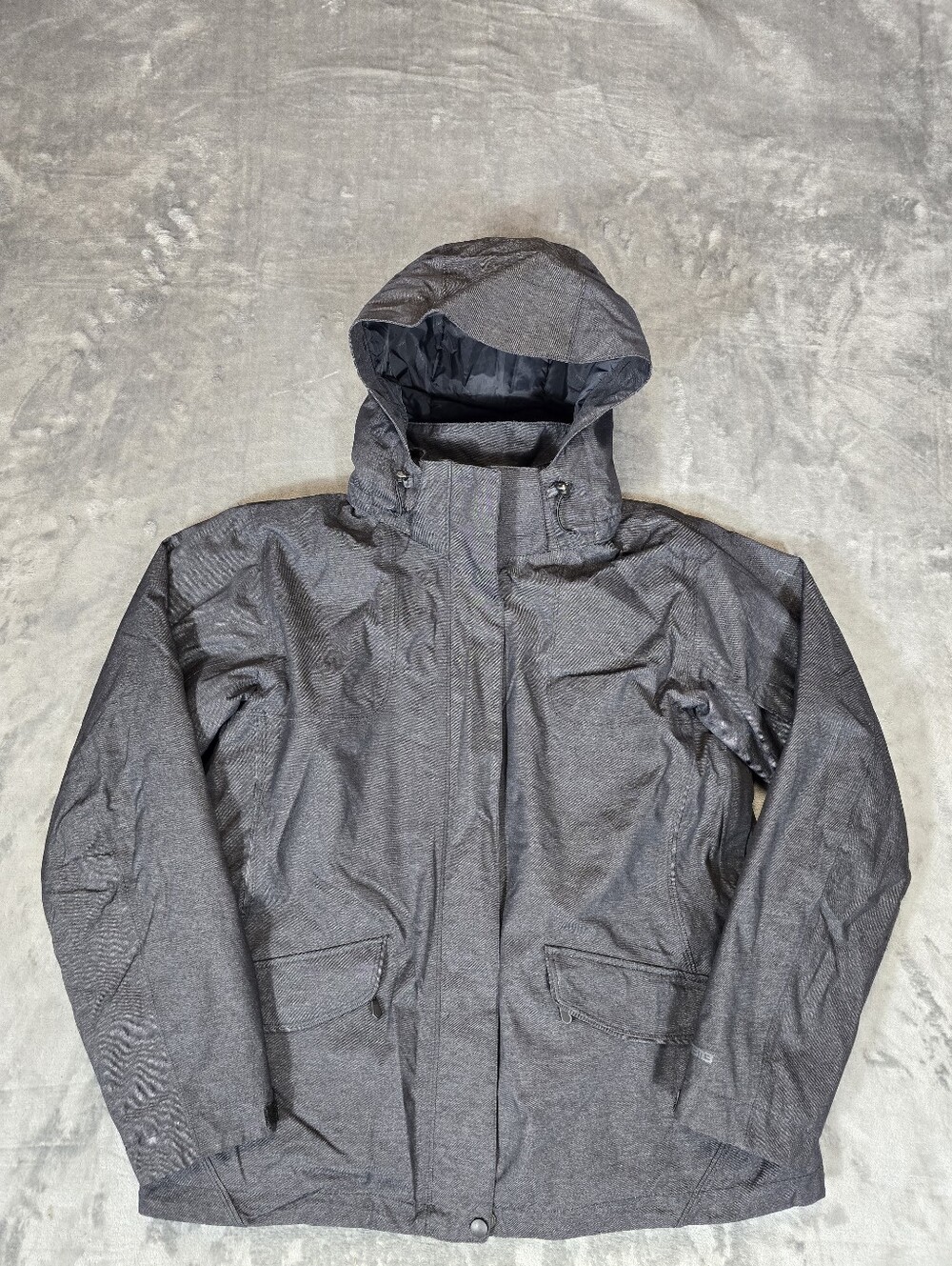 Eastern Mountain Sports System3 Winter Jacket Size Womans XL Gray Ski Snow Parka